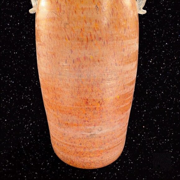 1970s Italian Murano Art Glass Seguso Scavo Triple Handle Vase Jug Textured VTG - Picture 7 of 14